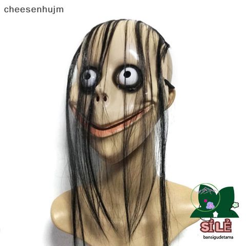 Mặt Nạ Halloween Tóc Dài Chữ V Đáng Yêu - Phụ Kiện Trang Trí Cosplay Tiệc Halloween Cho Người Lớn