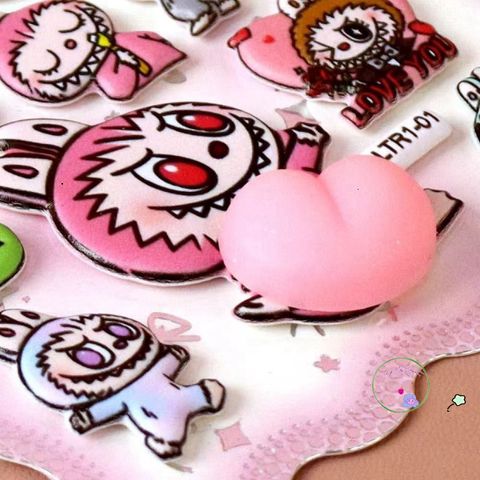 Miếng Dán Pha Lê Lập Thể SEENDIPIE Sanrio - Hình Dán Hoạt Hình Dễ Thương Cho DIY và Trang Trí Điện Thoại