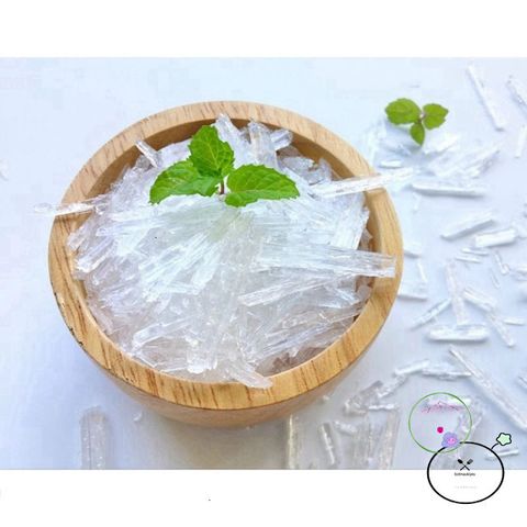 Tinh thể Bạc Hà Băng 100g - Tinh thể menthol tự nhiên Ấn Độ, hương thơm tươi mát và sảng khoái cho không gian sống