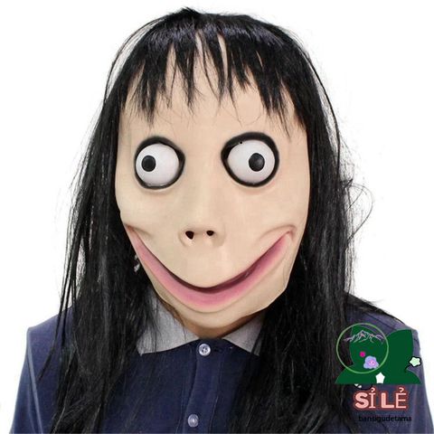 Mặt Nạ Halloween Momo Kinh Dị - Đồ Trang Trí Cosplay Cao Su Huyền Bí, Phụ Kiện Tiệc Hóa Trang và Biểu Diễn