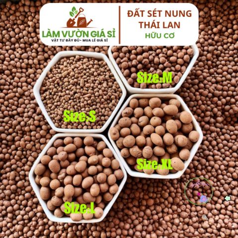 Đất Sét Nung 1 Lít Nhập Khẩu Thái Lan - Giải Pháp Trồng Sen Đá, Hoa Lan và Thủy Canh Chất Lượng Cao
