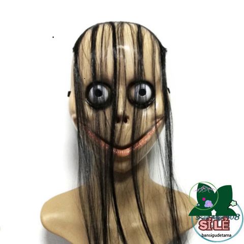 Mặt Nạ Tóc Dài Halloween Shgezm - Phụ Kiện Dễ Thương Kiểu Chữ V Cho Tiệc Halloween & Cosplay