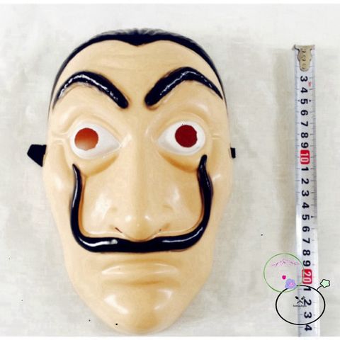 Mặt Nạ Dali Money Heist - Đạo Cụ Nghệ Thuật Halloween La Casa De Papel Độc Đáo Cho Tiệc Hóa Trang