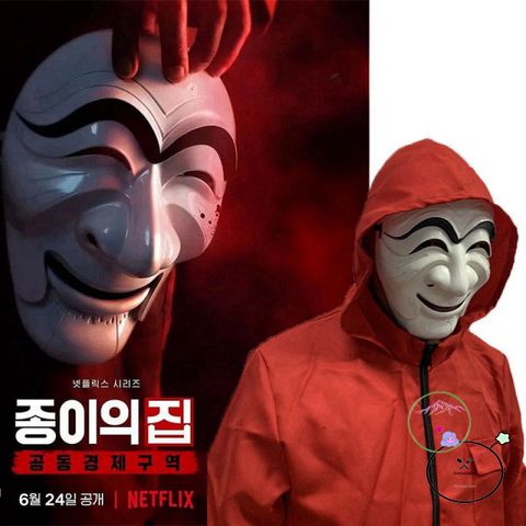 Mặt Nạ La Casa De Papel Salvador Dali - Phụ Kiện Thời Trang Độc Đáo cho Fans Phim & TV, Thiết Kế Unisex