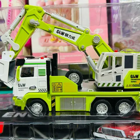 Xe Ô Tô Cần Cẩu Bằng Sắt 531 - Đồ Chơi Chạy Đà Có Đèn LED và Âm Thanh Sống Động Dành Cho Trẻ Em Từ 3 Tuổi