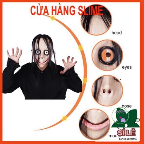 Mặt Nạ Halloween Kinh Dị MOMO - Biến Hình Chim Mẹ Đáng Sợ - Phù Hợp Cho Trẻ Em Và Người Lớn