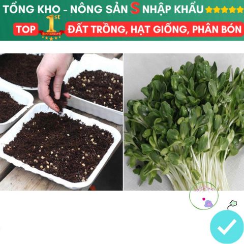 Mụn Xơ Dừa Đã Qua Xử Lý 1kg - Đất Trồng Cây An Toàn, Dinh Dưỡng Cho Rau Mầm, Hoa, Cây Cảnh - Tiện Lợi và Thân Thiện Với Môi Trường