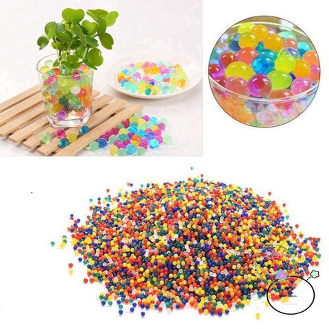 2000 Viên Hạt Nở Sắc Màu Cầu Vồng - Trang Trí Bình Hoa, Bể Bơi và Chậu Cây - Đồ Chơi Thú Vị Cho Trẻ Em