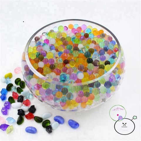 2000 Viên Hạt Nở Sắc Màu Cầu Vồng - Trang Trí Bình Hoa, Bể Bơi và Chậu Cây - Đồ Chơi Thú Vị Cho Trẻ Em