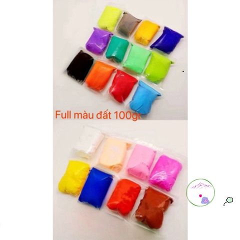 Đất Sét Tự Khô Siêu Nhẹ 100gr - Nguyên Liệu Handmade, Slime, DIY Tạo Hình Mô Hình Charm Thú Vị