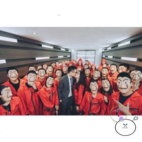 Mặt Nạ Triệu Phú Salvador Money Heist - Phụ Kiện Thời Trang Đẳng Cấp Cho Fan - Hoàn Hảo Cho Halloween