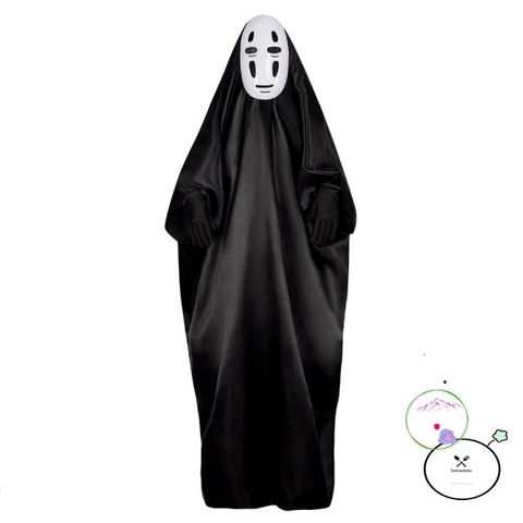 Trang Phục Halloween Biến Hình Vô Diện - Bộ Áo Liền Quần Đen Tuyền Cho Tất Cả Vóc Dáng - Huyền Bí và Ấn Tượng