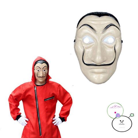 Mặt Nạ Halloween Dali - Phụ Kiện Cosplay Đặc Biệt Tiệc Hóa Trang, Quà Tặng Độc Đáo Phim Money Heist La Casa de Papel