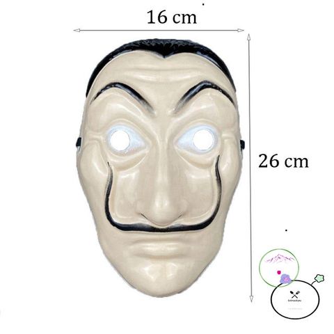 Mặt Nạ Halloween Dali - Phụ Kiện Cosplay Đặc Biệt Tiệc Hóa Trang, Quà Tặng Độc Đáo Phim Money Heist La Casa de Papel