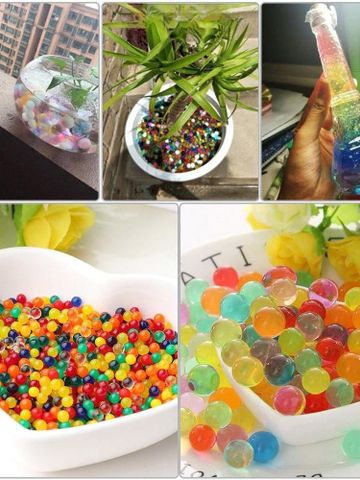 Gói Hạt Tinh Thể Nở 50g - Trang Trí Slime và Hoa Kính Đầy Màu Sắc Rực Rỡ, Hạt Mở Rộng Đến 200 Lần Kích Thước Ban Đầu