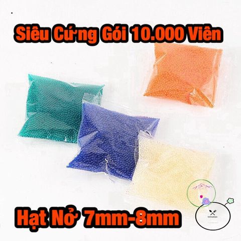 Gói 10.000 Hạt Nở 7-8mm - Đồ Chơi Trồng Cây Nhiều Màu Sắc, Giải Trí Sáng Tạo Dễ Dàng và Vui Vẻ