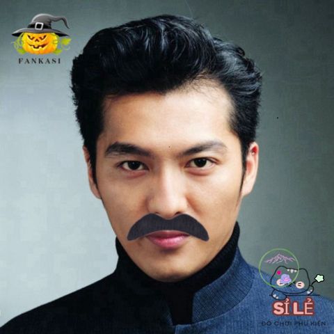 Bộ 12 Râu Giả Hóa Trang Halloween - Phụ Kiện Đáng Yêu Cho Tiệc Hóa Trang và Lễ Hội - Tạo Điểm Nhấn Ấn Tượng
