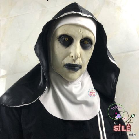 Mặt Nạ Valak Kinh Dị Halloween Latex - Hóa Trang Ma Quái Độc Đáo Cho Tiệc và Lễ Hội ấn Tượng