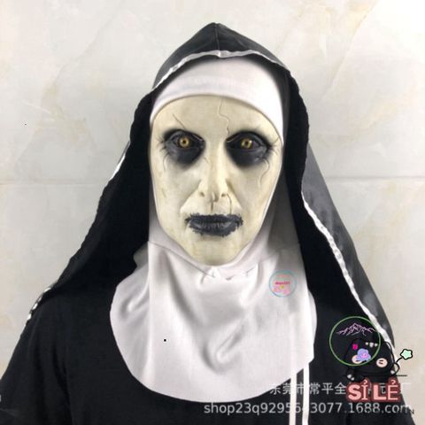 Mặt Nạ Valak Kinh Dị Halloween Latex - Hóa Trang Ma Quái Độc Đáo Cho Tiệc và Lễ Hội ấn Tượng