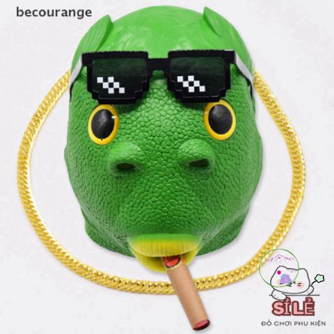 Khẩu Trang Phụ Kiện Đeo Đầu Hình Cá Màu Xanh Lá Cây - Thiết Kế Độc Đáo và Thú Vị cho Fan Cá!