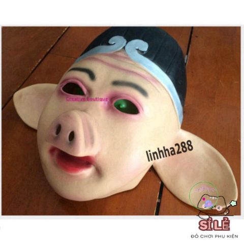 Mặt Nạ Tôn Ngộ Không Cao Cấp - Đẳng Cấp Chư Bát Giới, Hàng Đẹp, Chất Liệu Da Bền Bỉ, Đặc Biệt Dành Cho Fan Tây Du Ký