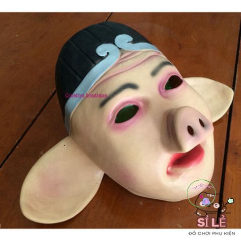 Mặt Nạ Tôn Ngộ Không Cao Cấp - Đẳng Cấp Chư Bát Giới, Hàng Đẹp, Chất Liệu Da Bền Bỉ, Đặc Biệt Dành Cho Fan Tây Du Ký