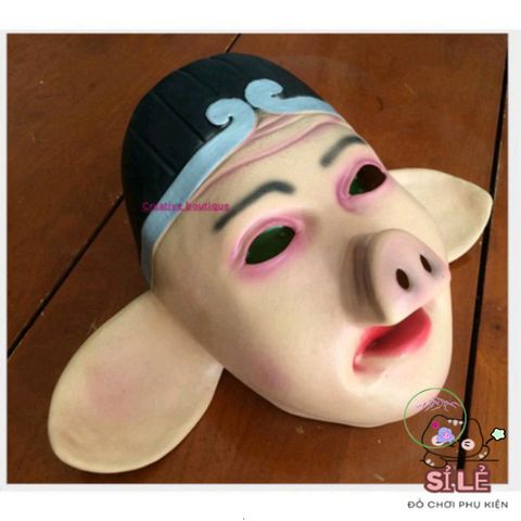Mặt Nạ Tôn Ngộ Không Cao Cấp - Đẳng Cấp Chư Bát Giới, Hàng Đẹp, Chất Liệu Da Bền Bỉ, Đặc Biệt Dành Cho Fan Tây Du Ký