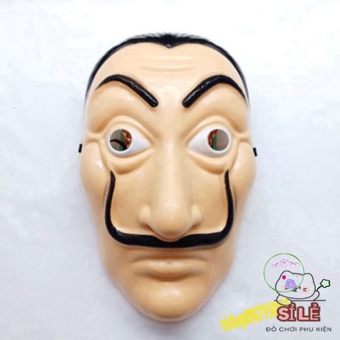 Mặt Nạ Hóa Trang Salvador Dali - Phong Cách La Casa De Papel, Hoàn Hảo cho Halloween và Tiệc Cosplay
