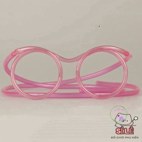 Ống Hút Nhựa Hình Mắt Kính Ngộ Nghĩnh Halloween Cho Bé - Phụ Kiện Tiệc Tùng Vui Nhộn, Dài 67cm, Chất Liệu Bền Bỉ