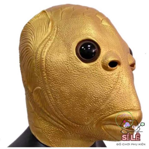 Mũ Hóa Trang Silicone Cá Xanh Người Lớn - Mặt Nạ Ếch Hacker Rực Rỡ Cho Tiệc Hóa Trang, Halloween, Lễ Hội