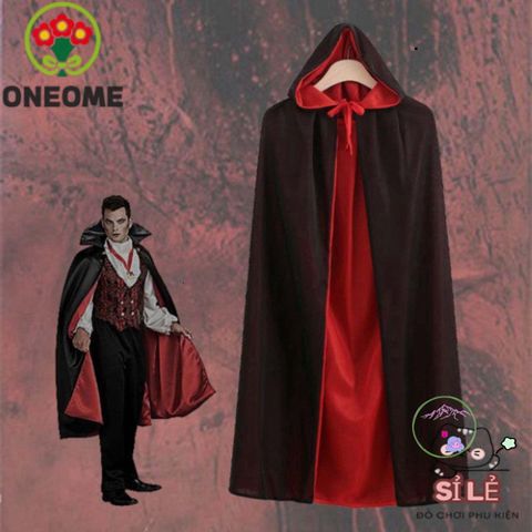 Áo Choàng Phù Thủy Halloween Dành Cho Người Lớn - Thiết Kế Độc Đáo Một Lớp hoặc Hai Lớp - Trang Phục Hóa Trang Cho Mùa Lễ Hội
