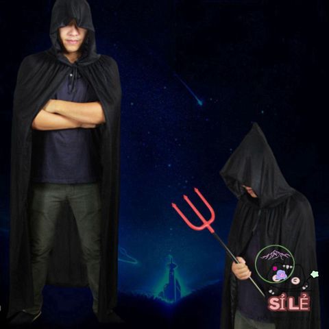 Áo Choàng Phù Thủy Halloween Dành Cho Người Lớn - Thiết Kế Độc Đáo Một Lớp hoặc Hai Lớp - Trang Phục Hóa Trang Cho Mùa Lễ Hội