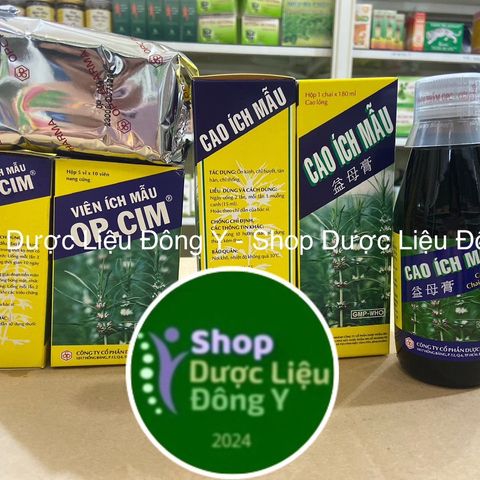 Cao Ích Mẫu OPC Giảm Rối Loạn Kinh Nguyệt - Giải Quyết Đau Bụng Kinh, Hỗ Trợ Kinh Nguyệt Đều Đặn, Hộp 50 Viên, Xuất Xứ Việt Nam