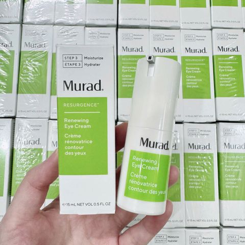 Kem Dưỡng Mắt Murad Renewing Eye Cream 15ml - Cung Cấp Độ Ẩm, Giảm Nếp Nhăn & Quầng Thâm, Phục Hồi Da Mắt Tươi Trẻ