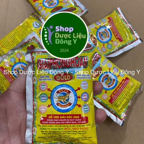 (Combo 5 Gói) Viên Hoàn Giải Phong Hoàn Gold ĐTS 16g - Hỗ Trợ Giải Độc Gan, Phong Ngứa, Mề Đay cho Người Lớn và Trẻ Em