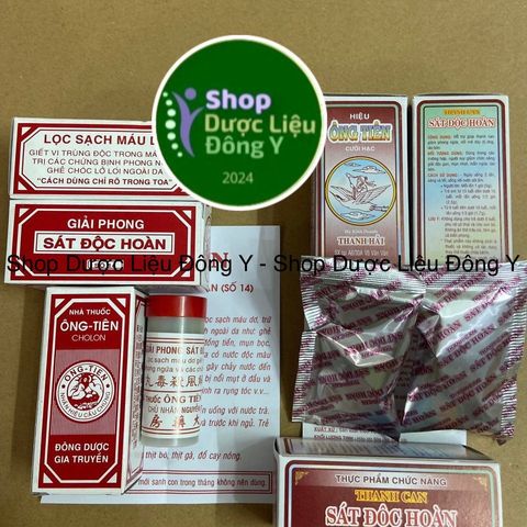 Sát Độc Hoàn Tiên - Bổ Gan Giúp Giảm Ngứa, Dị Ứng, Tăng Cường Tiêu Hóa - Hỗ Trợ Sức Khỏe Tự Nhiên 5g/ Gói