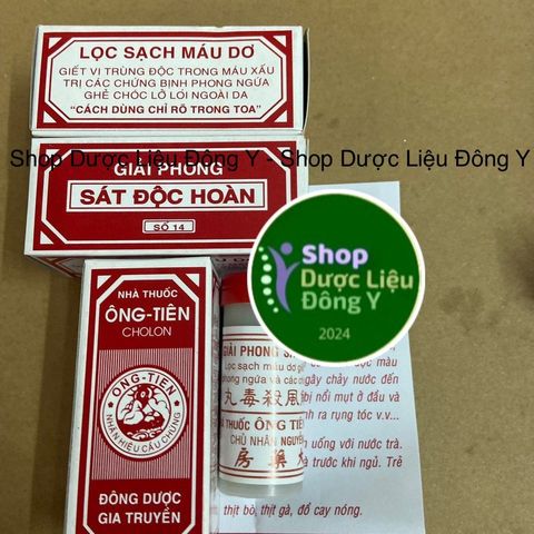 Sát Độc Hoàn Tiên - Bổ Gan Giúp Giảm Ngứa, Dị Ứng, Tăng Cường Tiêu Hóa - Hỗ Trợ Sức Khỏe Tự Nhiên 5g/ Gói