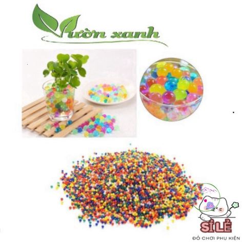 500 Hạt Tinh Thể Thủy Sinh Dinh Dưỡng 10gr - Hạt Nở Màu Sắc Đa Dạng Trang Trí Cây Cảnh, Không Gian Sống Tươi Sáng