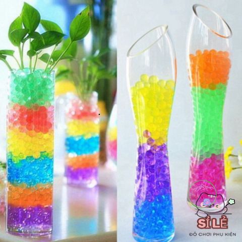 500 Hạt Tinh Thể Thủy Sinh Dinh Dưỡng 10gr - Hạt Nở Màu Sắc Đa Dạng Trang Trí Cây Cảnh, Không Gian Sống Tươi Sáng