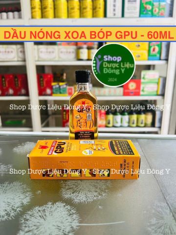 Dầu Xoa Bóp MINYAK URUT GPU 60ml - Giảm Đau Cơ Bắp, Đau Khớp, Thể Thao, Hỗ Trợ Lưu Thông Máu Từ Tinh Dầu Thiên Nhiên