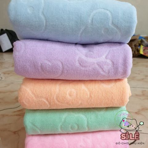 Khăn Tắm Xuất Nhật Kích Thước Lớn 140 x 70 cm - Siêu Mềm Mại, Thấm Hút Tối Đa, Họa Tiết Ngộ Nghĩnh Cho Gia Đình