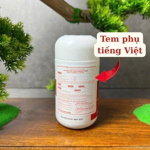 Viên Uống Bổ Sung Sắt Nature's Way - High Strength Iron + Vitamin C & B12 - 30 Viên Chính Hãng Giúp Tăng Cường Sức Khỏe