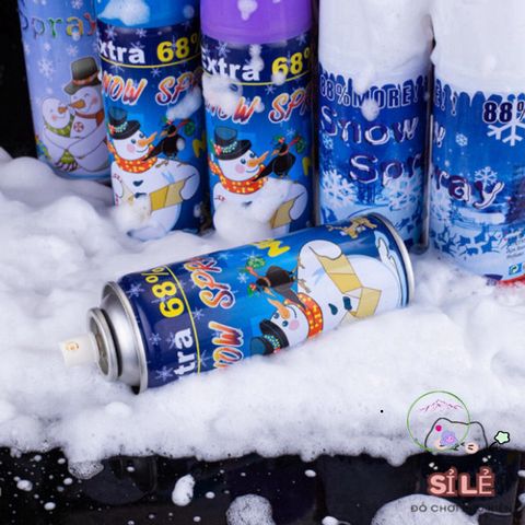 Chai Xịt Tuyết Giáng Sinh 280ml - Tạo Không Gian Lễ Hội Tuyệt Đẹp, Hiệu Ứng Tuyết Tự Nhiên Cho Tiệc Chụp Ảnh Noel