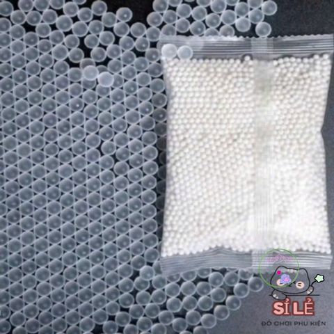 Gói Hạt nở trắng đục 5000 viên 7-8mm - Đồ chơi sáng tạo cho trẻ em, kích thích tư duy và khám phá màu sắc an toàn