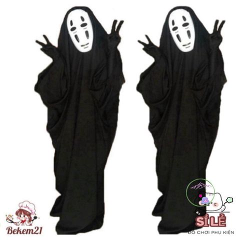 Bộ Trang Phục Vô Diện 3 Món Cho Cosplay - Đồ Hóa Trang Độc Đáo Cho Trẻ Em Và Người Lớn - Chiếc Mặt Nạ Ấn Tượng Và Găng Tay Thời Trang