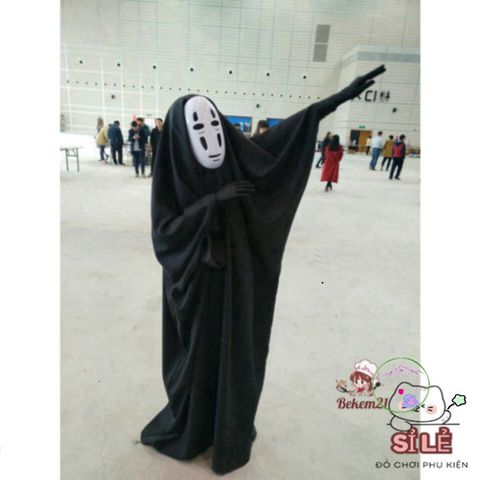 Bộ Trang Phục Vô Diện 3 Món Cho Cosplay - Đồ Hóa Trang Độc Đáo Cho Trẻ Em Và Người Lớn - Chiếc Mặt Nạ Ấn Tượng Và Găng Tay Thời Trang