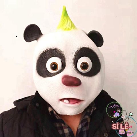 Mặt Nạ Gấu Trúc Ngáo Dễ Thương - Phụ Kiện Hoá Trang Halloween Độc Đáo, Thích Hợp Cho Các Bữa Tiệc và Chụp Ảnh Sống Ảo