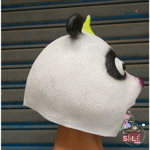 Mặt Nạ Gấu Trúc Ngáo Dễ Thương - Phụ Kiện Hoá Trang Halloween Độc Đáo, Thích Hợp Cho Các Bữa Tiệc và Chụp Ảnh Sống Ảo