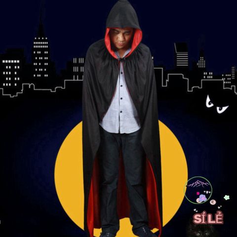 Áo Choàng Halloween Hai Lớp RGFV - Phù Thủy Bí Ẩn, Thời Trang Duy Nhất Cho Người Lớn & Trẻ Em - Hóa Trang Cosplay Sôi Động