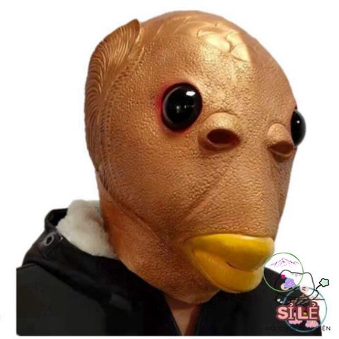 Mặt Nạ CÁ VÀNG GOLD Độc Đáo Cho Người Lớn - Phụ Kiện Hóa Trang Halloween & Cosplay, Thích Hợp Cho Tiệc Tùng & TikTok